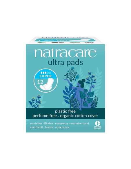Compresa super alas bio 12 unidades Natracare Compresa super alas bio 12 unidades Natracare